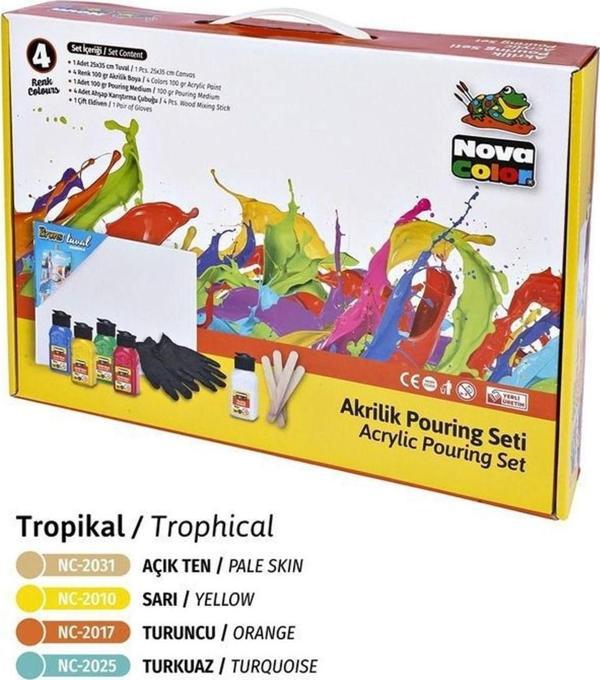 Nova Color Akrilik Pouring Set ELİF  - Image 1