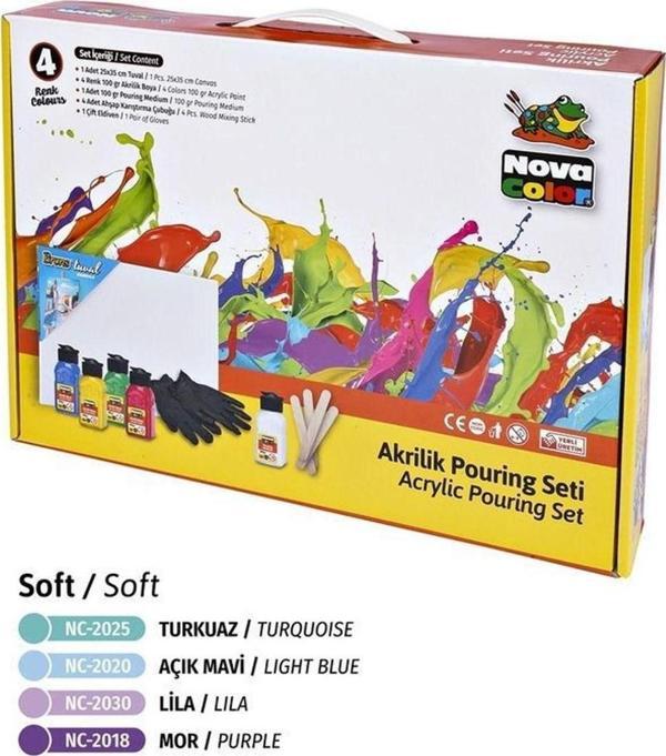 Nova Color Akrilik Pouring Set SOFT  - Image 1