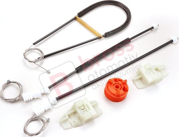 Citroen Xsara N2 N0 1997-2010 Estate SW Coupe 9222H1 İçin Elektrikli Ön Sağ Cam Kriko Tamir Seti - Image 1