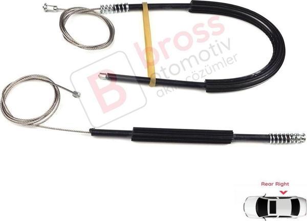 Audi Q5 SQ5 8R 8RB 2008-2018 5-Kapı 8R0839462 İçin Elektrikli Arka Sağ Cam Kriko Tamir Seti - Image 1