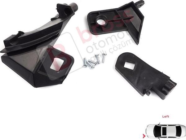 Fiat Doblo MK2 263 2010-2014 Makyajsız Kasa 51810672 İçin Sol Ön Far Ayak Tamir Seti  - Image 1