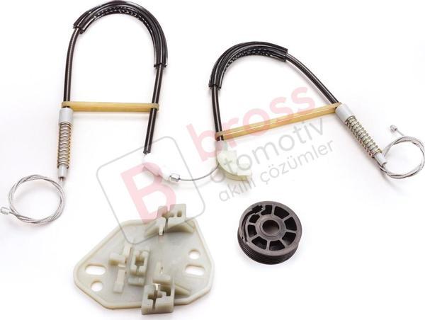 Ford Escort MK6 1995-2002 Orion MK3 4/5 Kapı 91ABA23200 İçin Elektrikli Ön Sağ Cam Kriko Tamir Seti - Image 1
