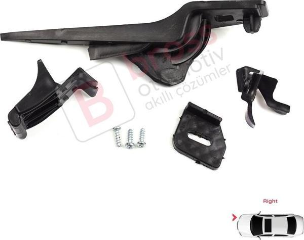 Ford Fiesta B299 B409 B479 2013-2019 D2BZ13008L İçin Sağ Ön Far Ayak Tamir Seti  - Image 1
