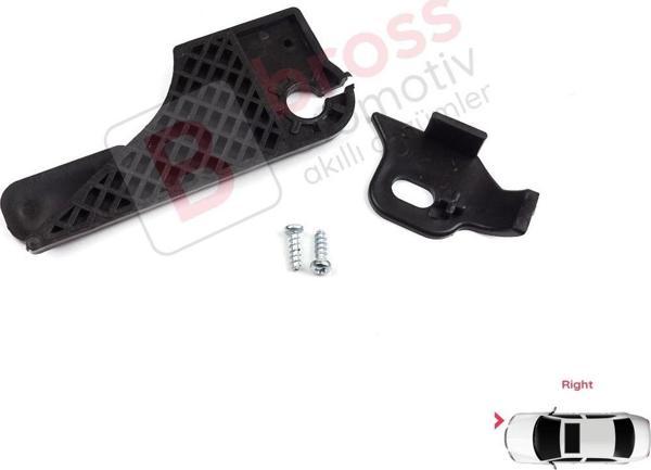 Ford Focus C346 MK3 2010-2017 BM5113W029 İçin Sağ Ön Far Ayak Tamir Seti  - Image 1