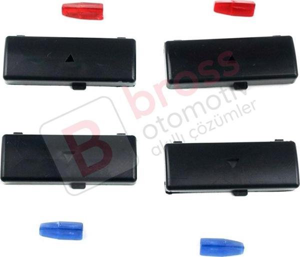 BMW X5 E53 E39 İçin Klima Kontrol Isı Sıcaklık Arttırma Azaltma Düğme Kapak Seti 6972163 - Image 1