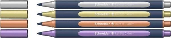 Schneider Paint-It 050 Metalik Roller Kalem 0.4 mm 4 Renk Set - Image 1