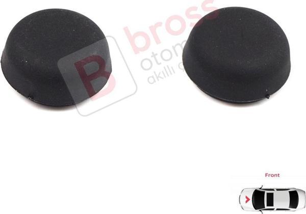 BSP1096 VW Audi Skoda Seat için 2 Adet Ön Cam Silecek Kolu Vida Kapağı 5N0955205 - Image 1