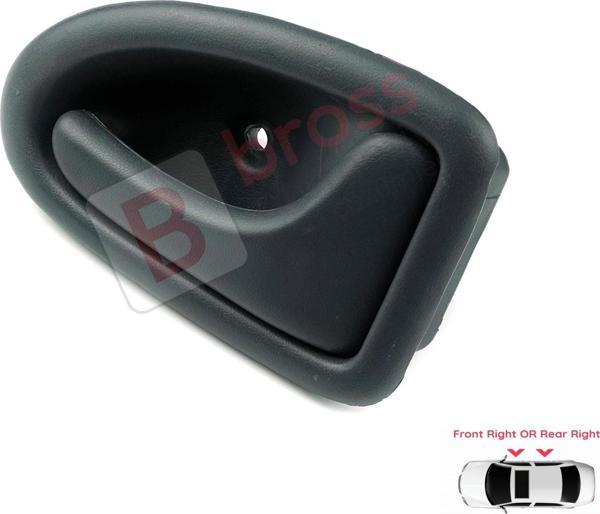 Renault Clio 2 Scenic 1 Trafic Logan 1 Daily 3 Master 2 İçin Gri Sağ İç Açma Kapı Kolu 7700434717 - Image 1