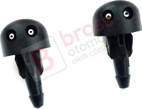 Renault Clio MK2 1998-2012 İçin 2 Adet Ön Cam Silecek Su Fıskiyesi :7700413545 - Image 1