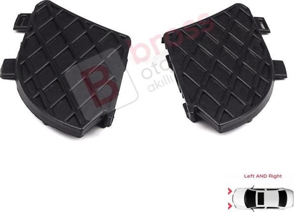 Mercedes E W210 E320 E430 E55 AMG 1999 03 için Ön Tampon Alt Izgara Kapağı Sağ Sol A2108850253 153 - Image 1