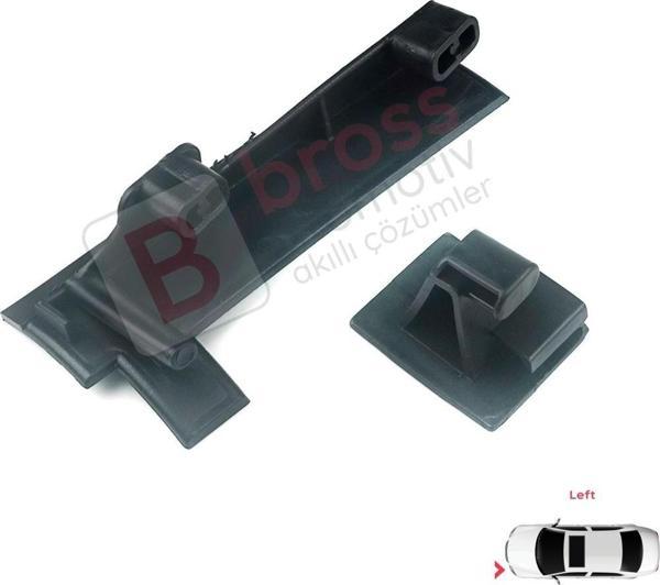 Renault Fluence L3 L30 Z.E. 2009-2020 260607771R İçin Sol Ön Far Alt Ayak Tamir Seti  - Image 1