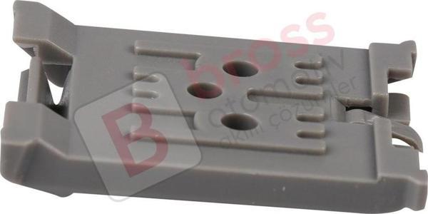 Renault için 10 Adet Plastik Klips Gri - Image 1