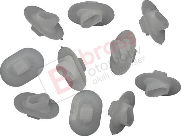 Renault İçin 10 Adet Yan Çıta Klipsi Beyaz 7703077256 - Image 1
