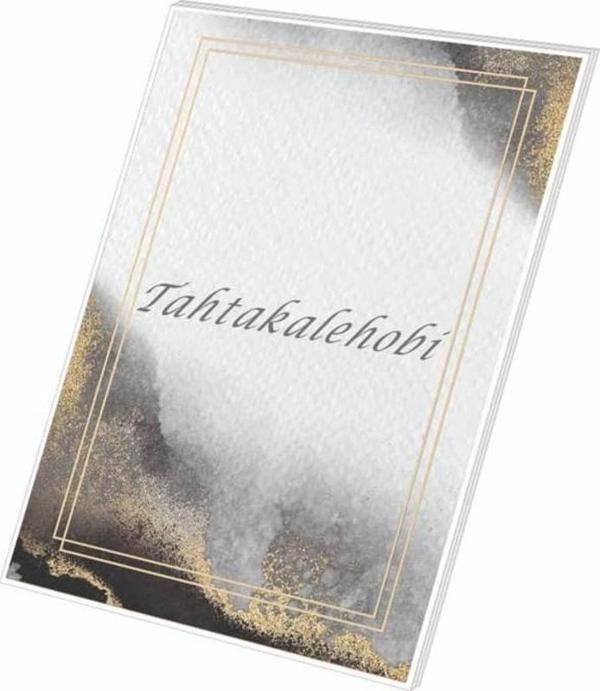 Art & Art Kaligrafi Kağıdı A4 250gr Mat Kuşe 10'lu Paket - Black Gold Frame - Image 1