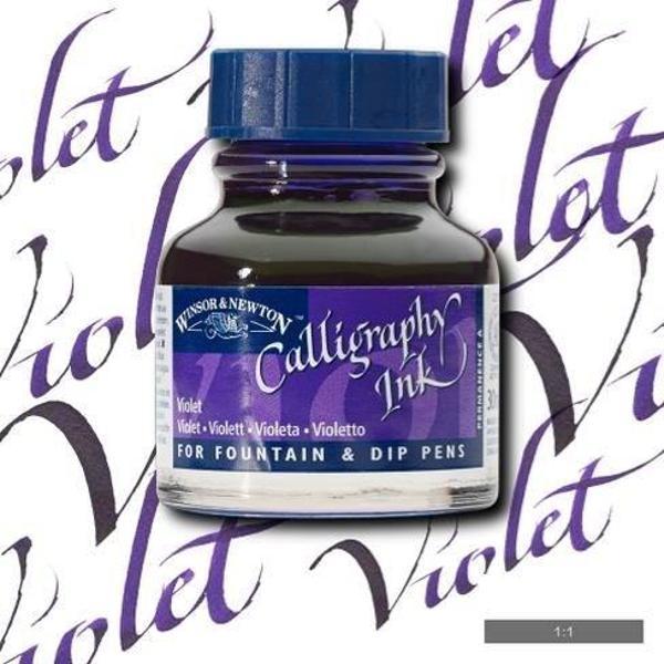 Winsor & Newton Kaligrafi Mürekkebi 30 ml. 688 VIOLET - Image 1