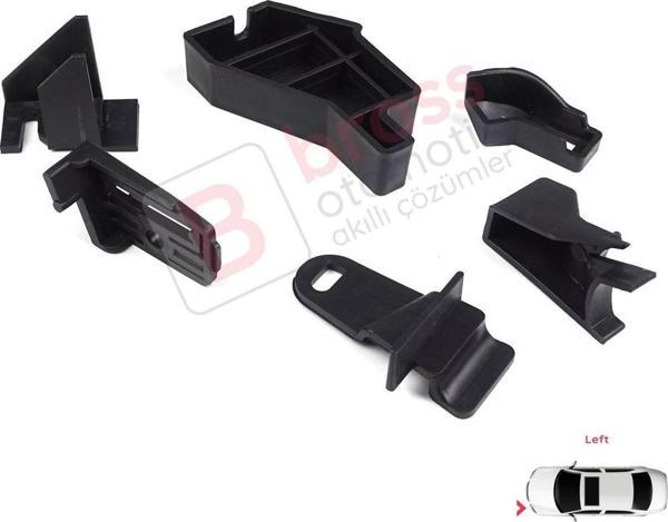 Nissan Qashqai MK2 J11 2013-2021 260604EH0A İçin Sol Ön Far Ayak Tamir Seti  - Image 1
