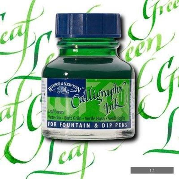 Winsor & Newton Kaligrafi Mürekkebi 30 ml. 294 LEAF GREEN - Image 1