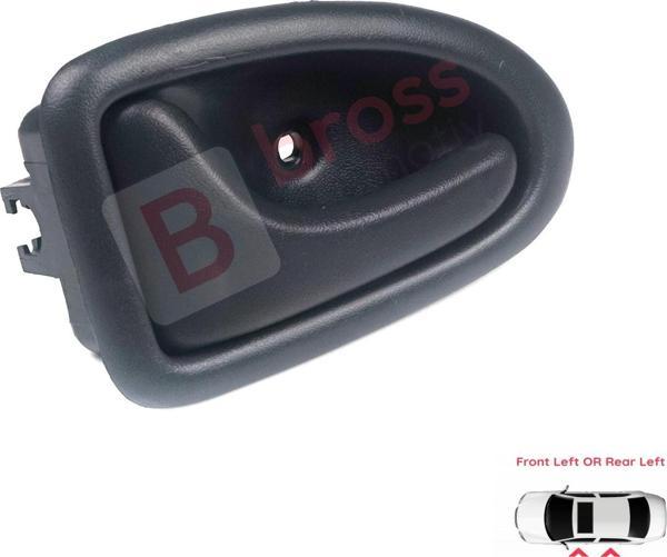 Renault Megane 1 1995-2002 İçin Gri Sol Kapı İç Açma Kolu 8200028994 - Image 1