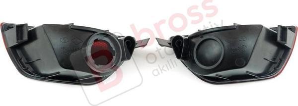 Renault Megane 3 4/5 Kapı için Arka Tampon Sis Far Seti 265850009R, 265600010R - Image 1