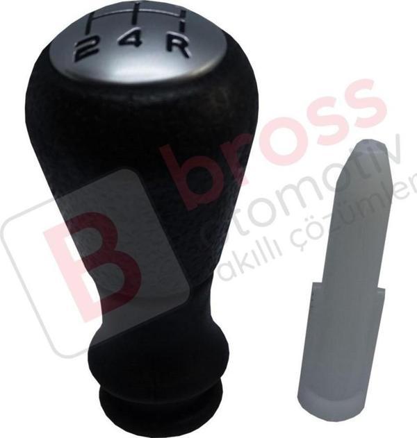 Peugeot 106 206 306 406 İçin Vites Topuzu Adaptör 2403AP Siyah Mat Krom - Image 1
