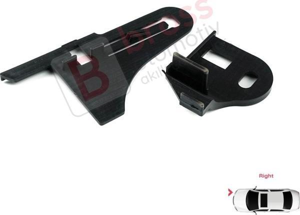 Renault Megane MK3 2008-2016 260100017R İçin Sağ Ön Far Ayak Tamir Seti  - Image 1