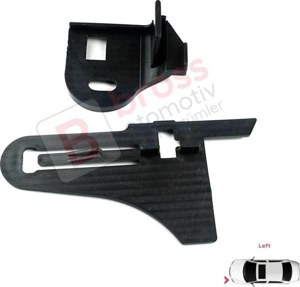Renault Megane MK3 2008-2016 260607305R İçin Sol Ön Far Ayak Tamir Seti  - Image 1