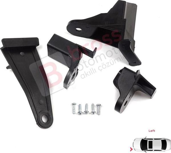 Renault Symbol MK3 2013-2017 Makyajsız Kasa 260607796R İçin Sol Ön Far Ayak Tamir Seti - Image 1