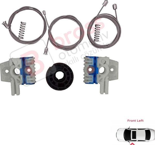 VW Golf MK6 A6 5K 5K1 AJ5 2008-20014 5-Kapı 5K0837461 İçin Elektrikli Ön Sol Cam Kriko Tamir Seti - Image 1