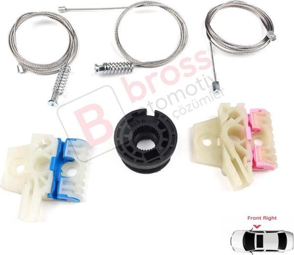VW Golf MK7 2014 İçin Sağ Ön Cam Mekanizması Tamir Takımı - Image 1