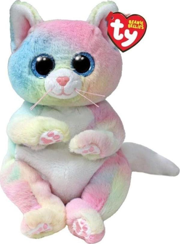 Ty Beanie Boo´S Ty Beanie Jenni Rainbow Cat 20 Cm - Image 1