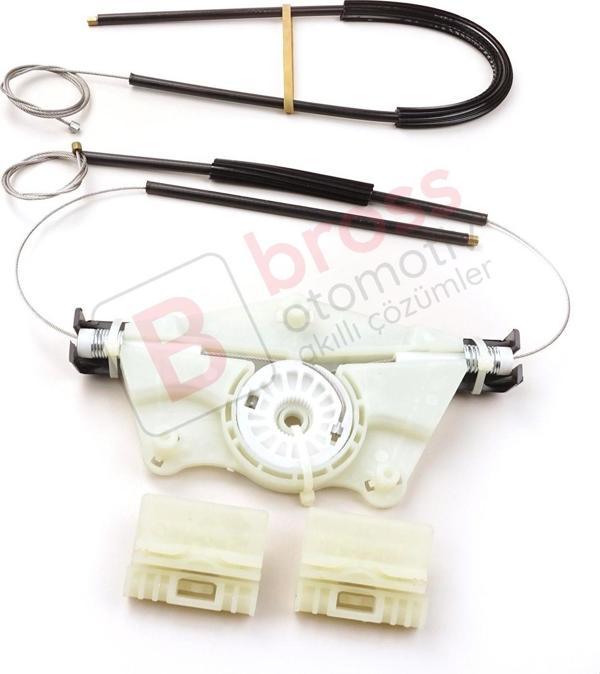 VW Touareg MK1 7L Porsche Cayenne 955 957 2002-2010 İçin Elektrikli Arka Sol Cam Kriko Tamir Seti - Image 1