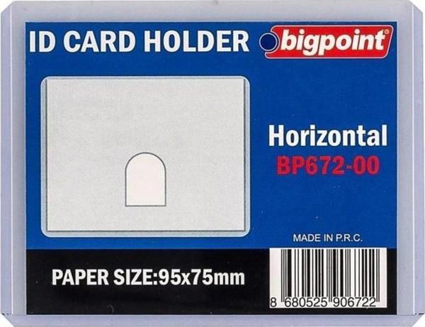 Bigpoint Kart Kabı Şeffaf 95x75mm - Image 1