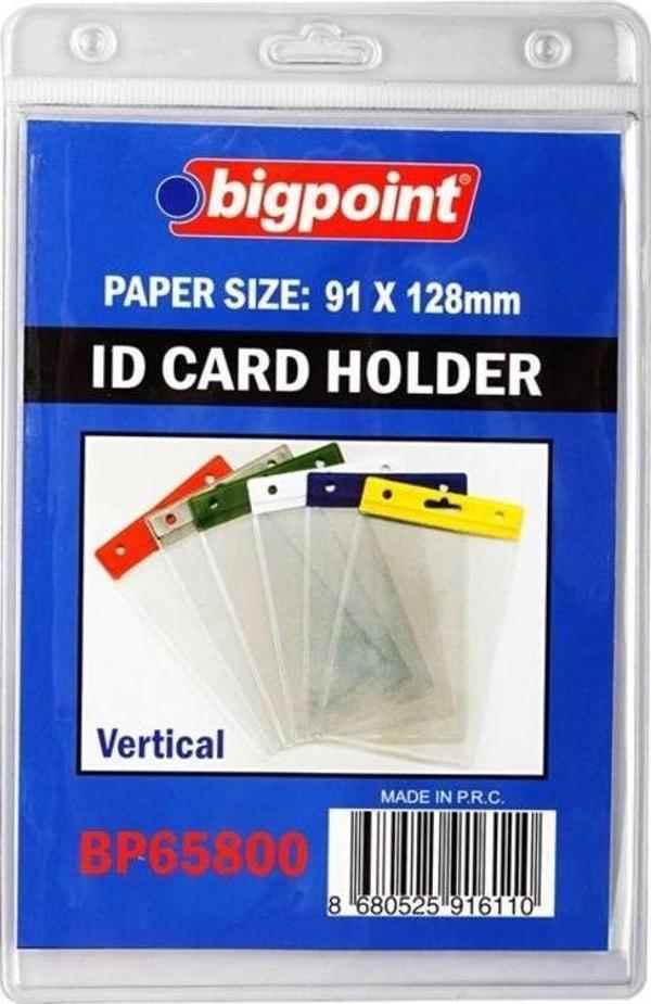 Bigpoint Kart Poşeti Dikey Şeffaf 91x128mm  - Image 1