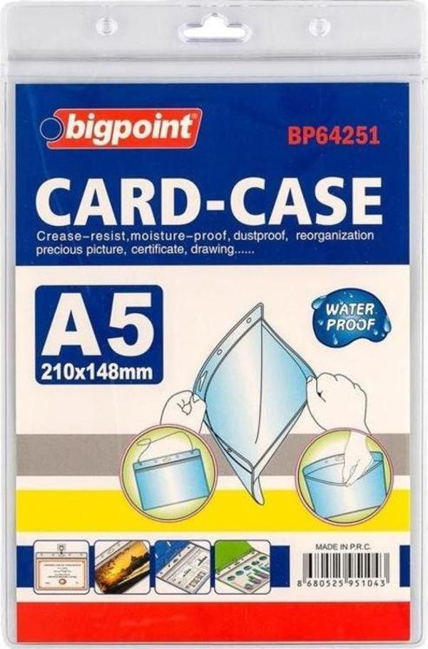Bigpoint Kilitli Kart Poşeti Dikey A5 (148x210mm) - Image 1