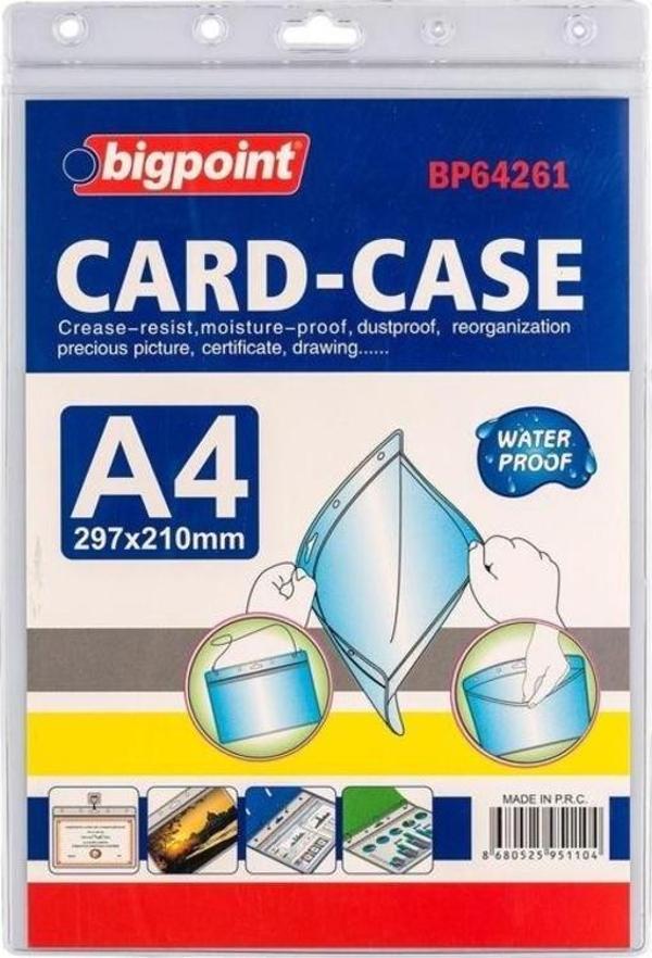 Bigpoint Kilitli Kart Poşeti Dikey A4 (210x297mm) - Image 1