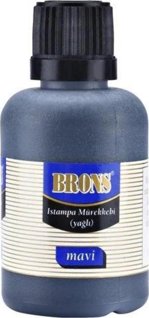 Brons Istampa Mürekkebi 50 cc. Mavi - Image 1