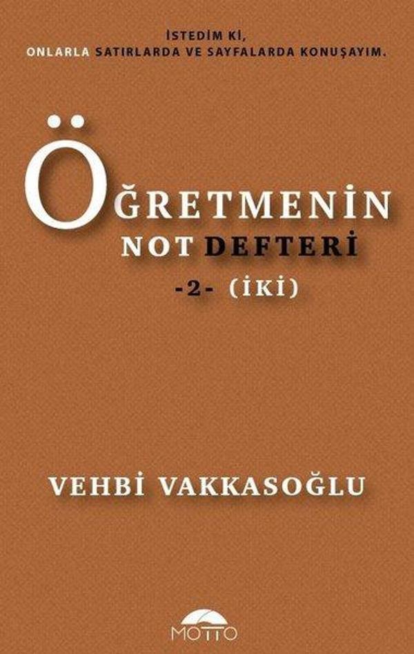 Öğretmenin Not Defteri - 2 - Motto Yayınları - Image 1