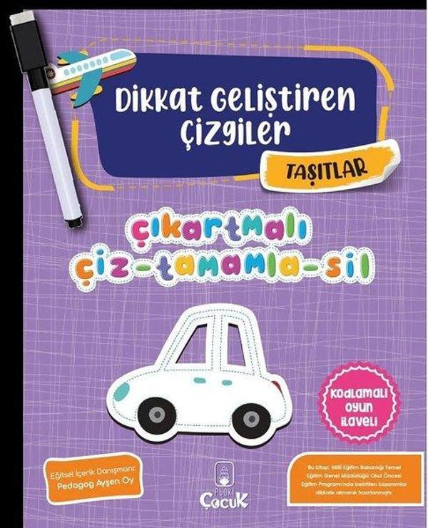 Dikkat Geliştiren Çizgiler - Taşıtlar - Floki Çocuk - Image 1