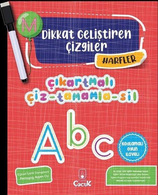 Dikkat Geliştiren Çizgiler - Harfler - Floki Çocuk - Image 1