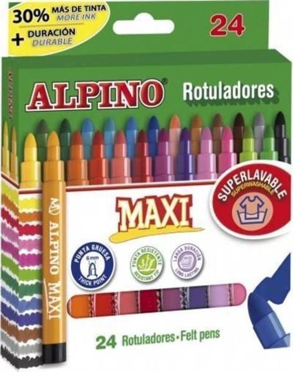 Alpino Maxi Keçeli Boya Kalemi 24 Renk - Image 1