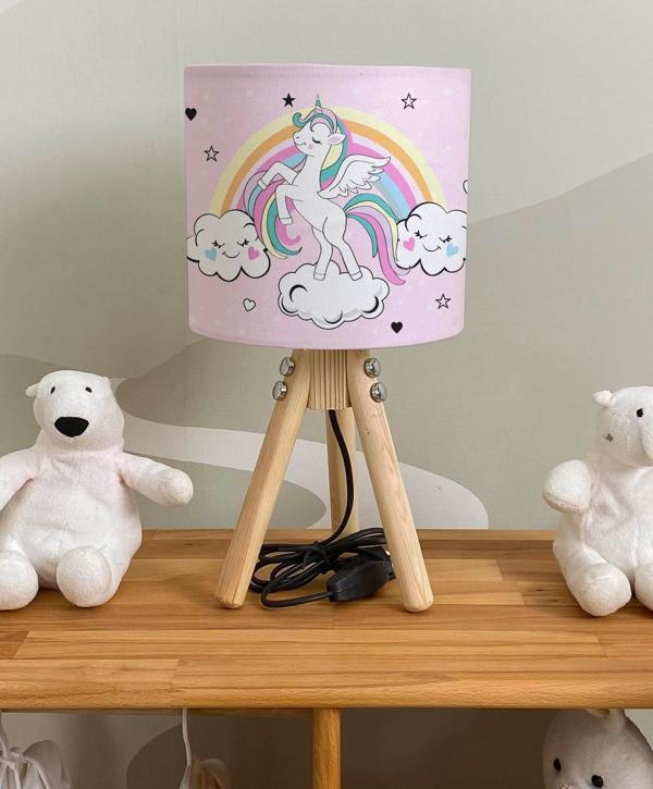 Rivaİstanbul Sihirli Unicorn Çocuk Odası Abajur - Image 1