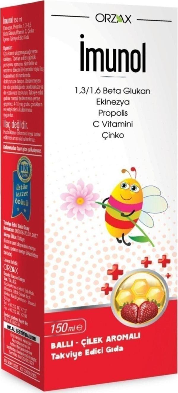 Orzax Imunol Şurup 150 Ml - Image 1