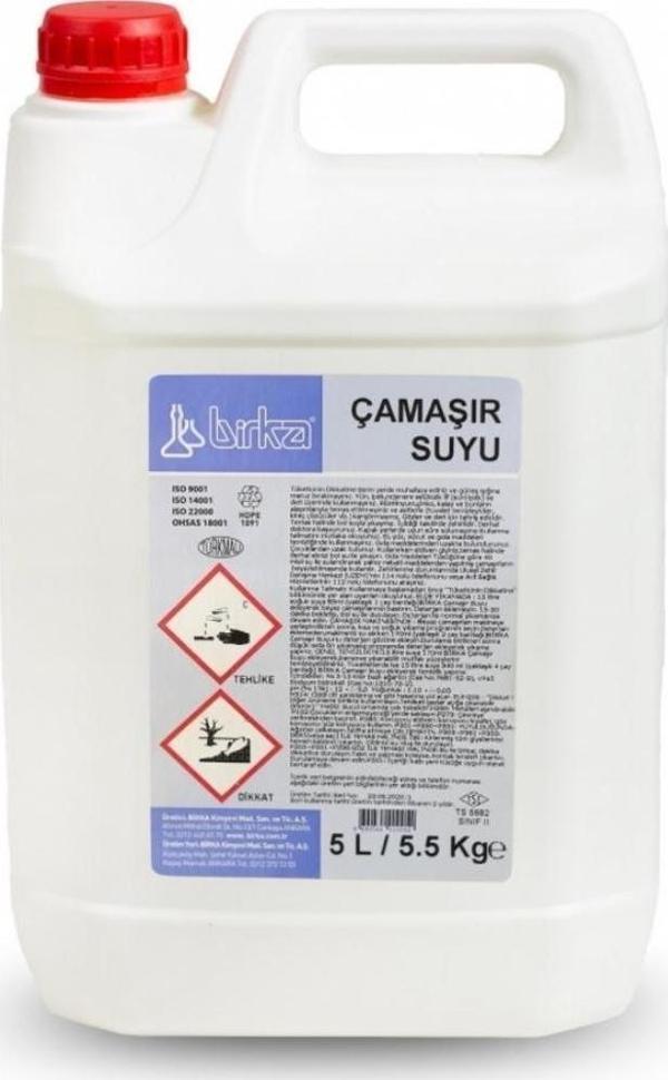 Birka Çamaşır Suyu 4 Adet x 5 Litre - Image 1