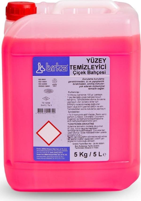 Birka Yüzey Temizleyicisi 4 Adet x 5 Kg. (Çiçek Bahçesi) - Image 1