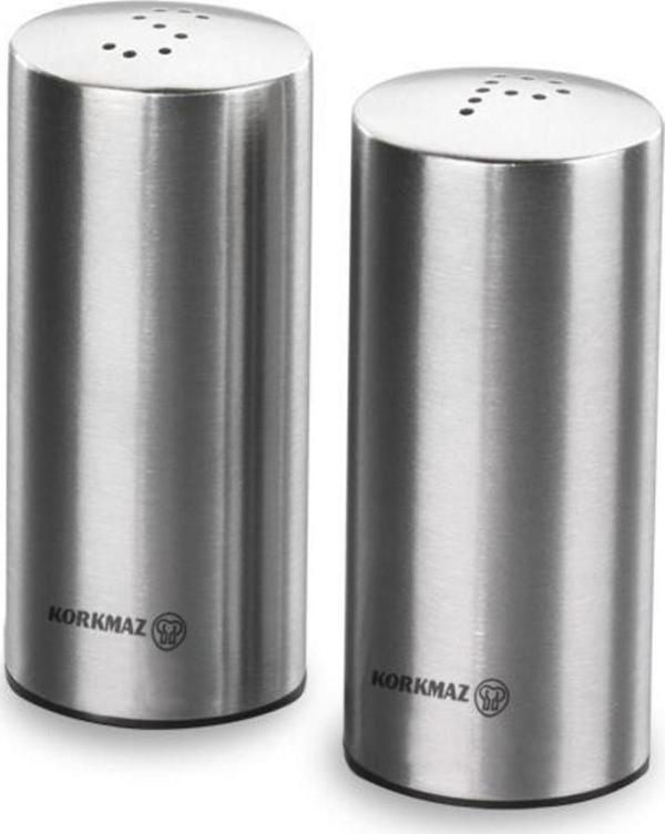 Korkmaz A605 Duo Tuzluk Biberlik Seti Satin  - Image 1
