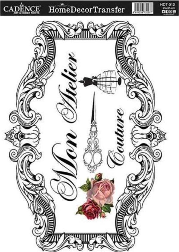 Cadence Home Decor Transfer 25x35 cm. HDT-012 - Image 1