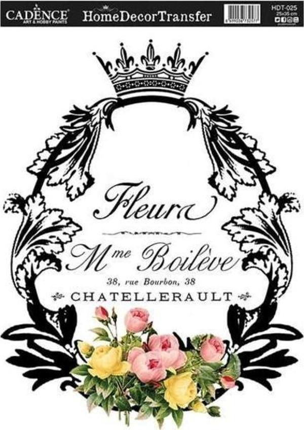 Cadence Home Decor Transfer 25x35 cm. HDT-025 - Image 1