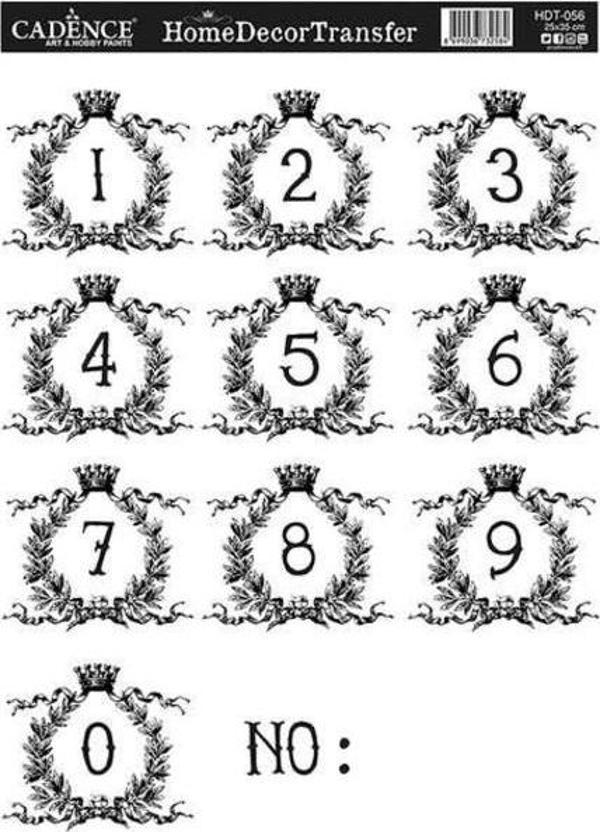 Cadence Home Decor Transfer 25x35 cm. HDT-056 - Image 1