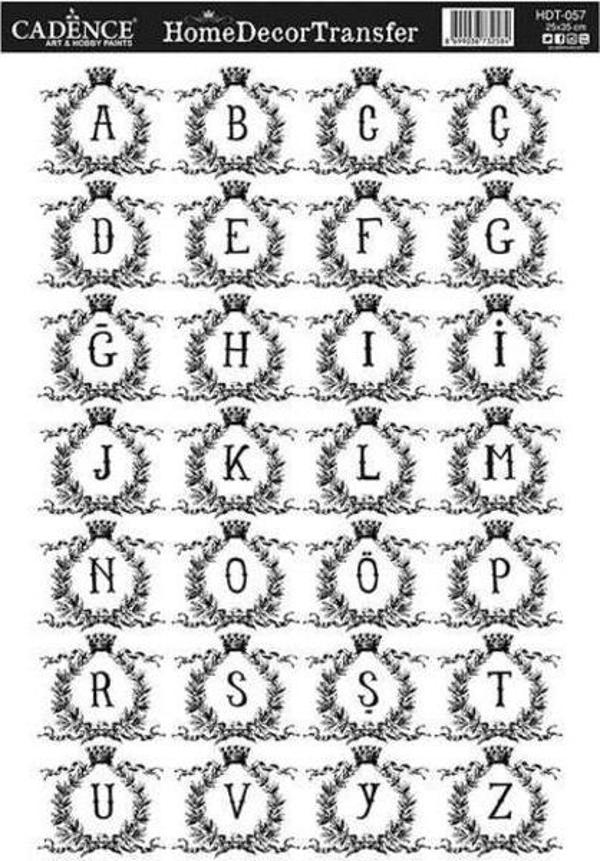 Cadence Home Decor Transfer 25x35 cm. HDT-057 - Image 1