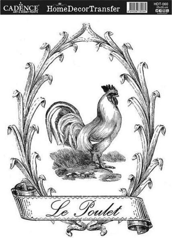 Cadence Home Decor Transfer 25x35 cm. HDT-060 - Image 1
